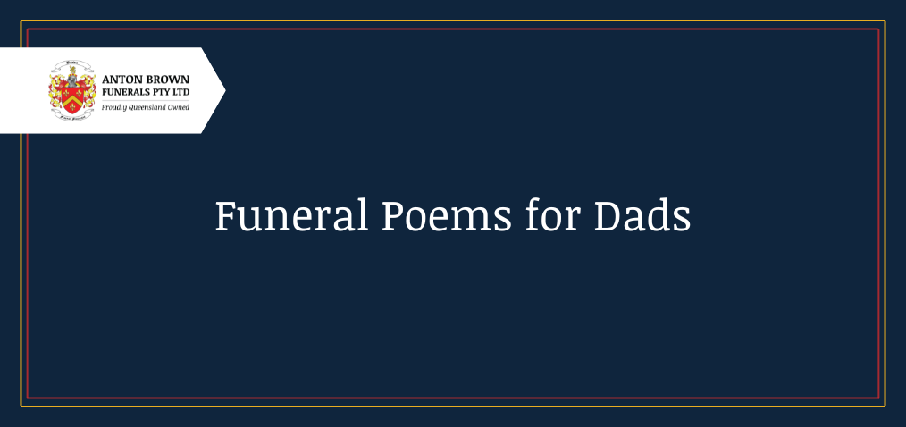 funeral poems for dads