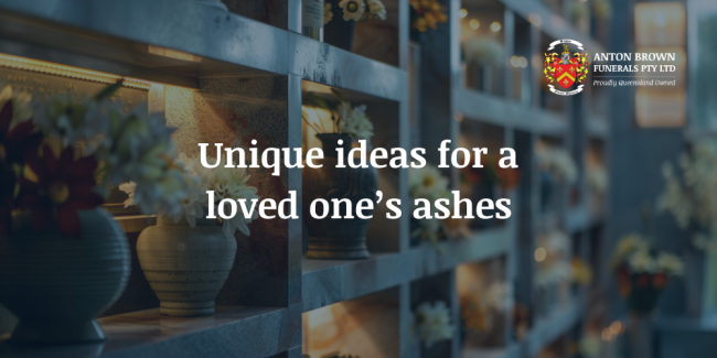 Cremation jewellery and other unique ideas for a loved one’s ashes